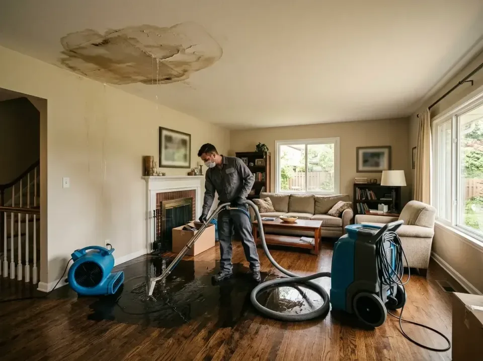 attic-pipe-burst-ceiling-drip-008 — frequently asked questions, Water Damage Restoration & Carpet Care in Murphysboro, IL